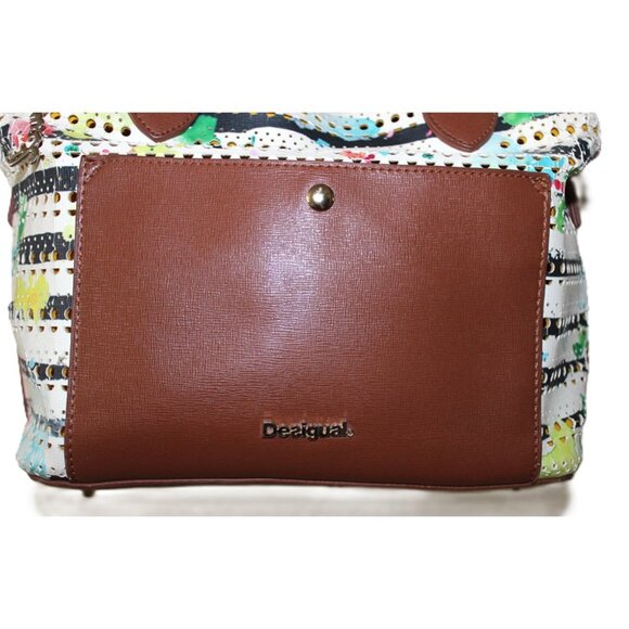 DESIGUAL Florida Marine Original Print Hand and Shoulder Bag - Picture 7 of 15